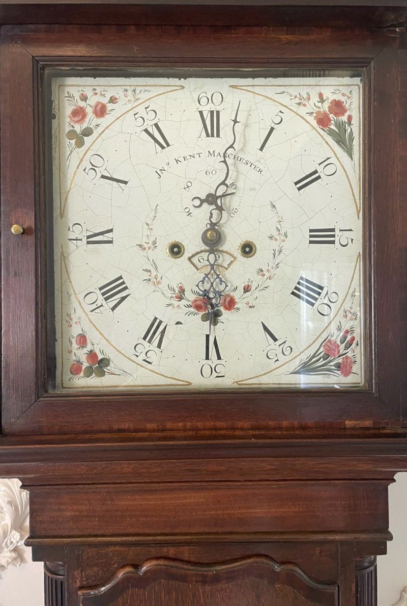 Antique George III Oak Eight Day Longcase Clock - Image 8